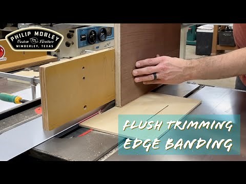 flush trimming edge banding.