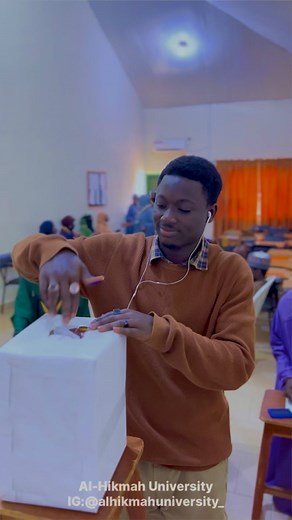 Credible Election. 😁“Cast your vote, let your voice be heard! Embrace the power to make a difference. @inecnigeria #StudentElections #VoteWisely” | Al-Hikmah University
