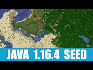 Minecraft Java 1.16.4 Seed: Village with two blacksmiths, jungle and desert temples. Lots of loot!