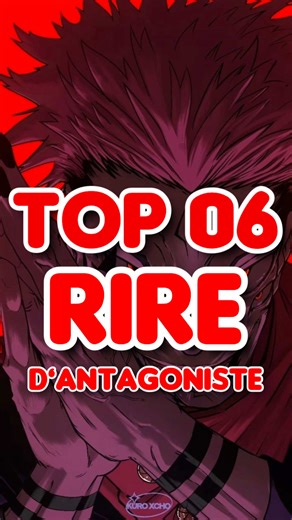 Top 6 des rires d'antagonistes dans l'Anime