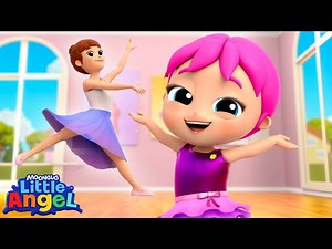 Let’s Dance! Jill’s First Ballet Class Song 🩰✨ | Little Angel Kids Songs & Nursery Rhymes