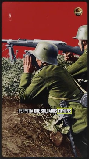 German soldiers with an elephant rifle in World War I