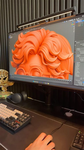 3D Modeling Process🔥 #3d #3dart #characterdesign