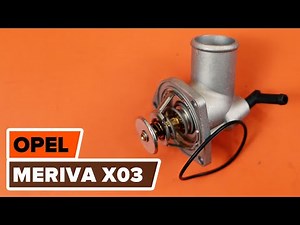 ¿Cómo se sustituye el termostato del Opel Meriva?