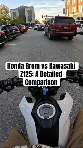 Honda Grom vs Kawasaki Z125: A Detailed Comparison