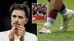 Jack Grealish wore tattered boots as Aston Villa captain when they won Premier League promotion