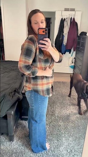 Flannel shirt review! Love this fall top!