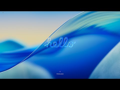 macOS Tahoe Welcome Animation