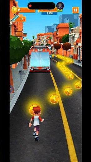 🚘Bus Rush Android Gameplay | Endless Running Game | Crazy Speed Challenge #shortvideos 2025