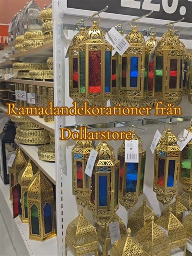 Ramadan pynt från dollarstore 2026 #ramadan2026 #ramadandekoration #ramadanlyktor #Dollarstore #ramadanmubarak