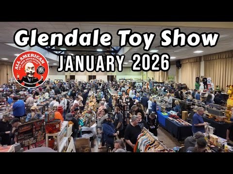 Toy Hunting at the GLENDALE TOY SHOW January 2026 | All American Toy & Advertising show
