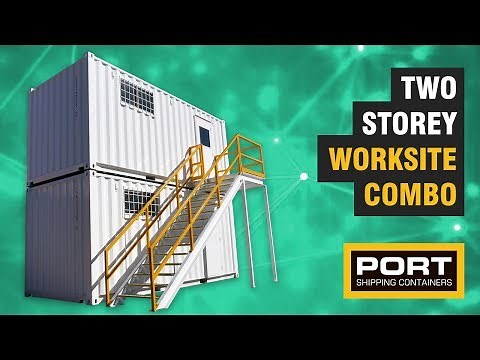 Two Storey Container Office - Port Shipping Containers