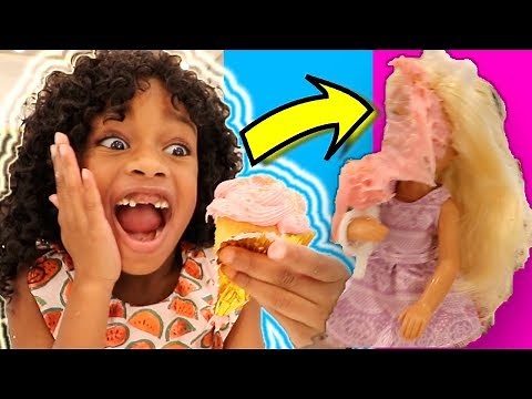 Glitter Pink Cupcakes ! Barbie Wedding Crafts DIY Amazing Recipe
