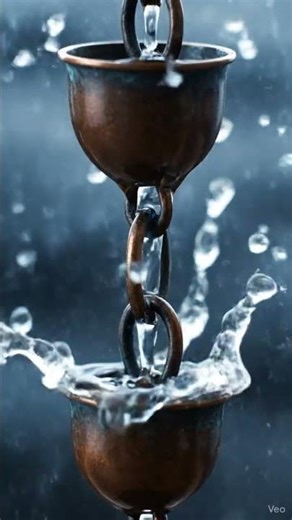 Endless Rain Chain Hypnotic Water ASMR Loop #asmr #shorts