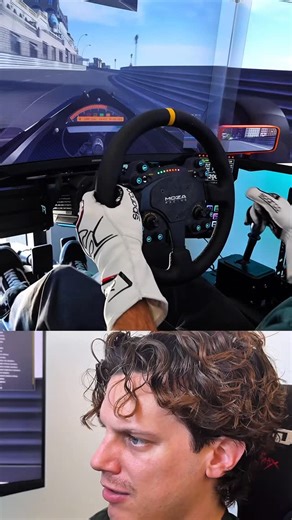 Leo Matis on Instagram: "McLaren mp4/4. Drivers were built differently back then! I turned the Moza r21 to 200%. Not sure how much more than 21nm that makes it, but was unbearable 😅"