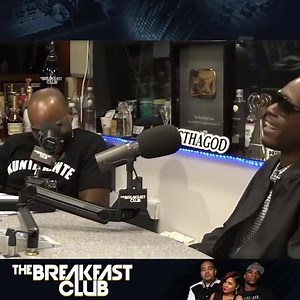Did you know #DrDre was shot in the legs back in the day? 😳Shoutout to #Kurupt for stopping by the show earlier. Full Interview here ihr.fm/2Qp6FmR | Power 105.1 FM