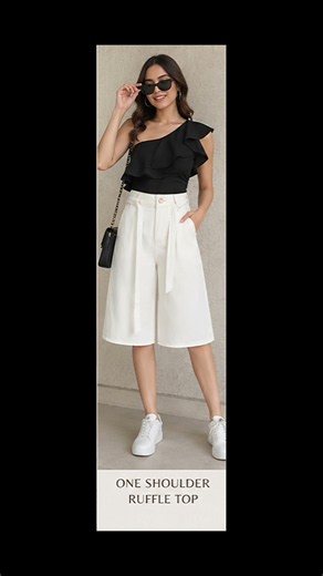 33/100 Short jeans styling🤍 #viral #fashion #outfit #trending #ootd #jeansstyle #whitejeans #explore