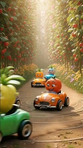 The Worm Won the Race! 🐛🏆 Part 14, Series 7: #bibo #bibo와 #viral #funny #cucumber #garden