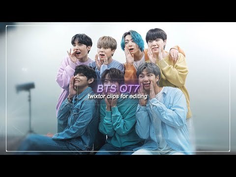 BTS - ot7 twixtor clips part 2 for editing (4K)
