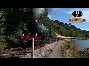 5029 'Nunney Castle' storms out of Kingswear | "English Riviera Express" | 23/08/2025.