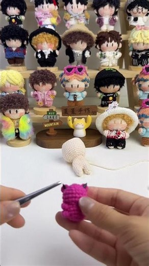 Nobody Believes This Is Handmade 😱🧸 | 手工针织玩偶制作过程