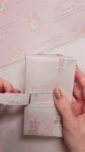 厚紙で作る楽しいクリアスライドBOX🌸