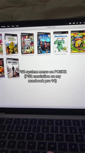 PlayStation 2 Emulation on MacBook Pro 14