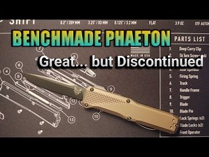 Should Benchmade have discontinued this knife?