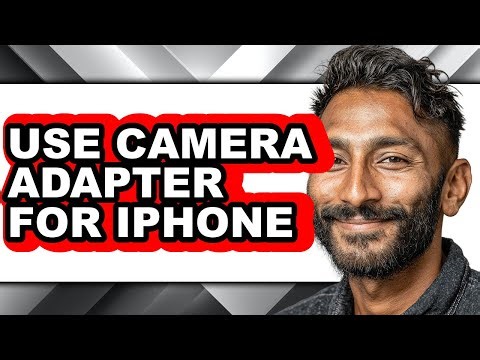 How to Use Camera Adapter for Iphone (full Guide)