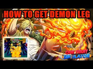 One Fruit Simulator - How To Get Demon Leg (Dark Leg Style V2)