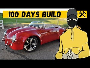 Homemade Porsche 356 Speedster Kit Car With/Out CNC Machine & With/Out 3D printing