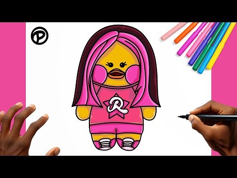 How to draw a paper duck by emilly vick step by step