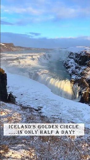 EXPLORE Iceland's Golden Circle in Just Half a Day? Realistic or Ridiculous?