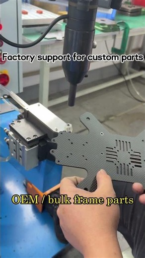Clean Holes Matter | FPV Carbon Frame Plate Drilling #droneparts #carbonfiber