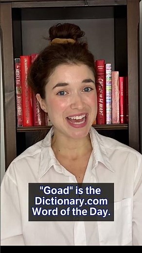 Word of the Day: goad