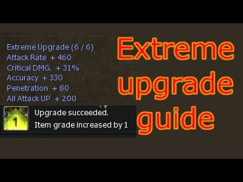 Extreme upgrade system explained - Cabal Online