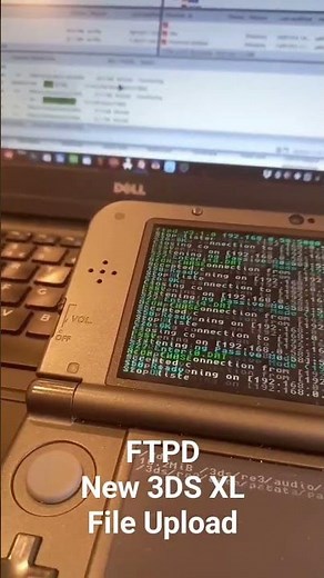 FTPD File Transfer. PC To New 3DS XL. Upload.