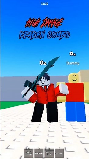 HIGH DMG kraken combo. (Roblox project smash)