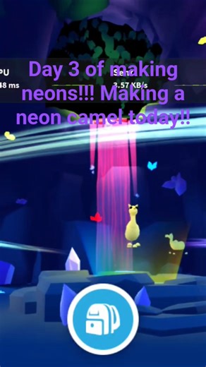 Day 3 of making neons!! Neon Camel has been made today!!! #adoptme #roblox