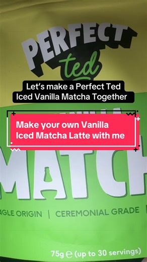 @PerfectTed - Make your Iced Vanilla Matcha Latte - Vanilla Bean 75g | Ceremonial Grade Latte Powder | Japanese Matcha Tea Powder | Matcha Fuel (30 Servings) #perfectted #matcha #matchaflavours #matchatiktok #springsale @Social Tip Ad