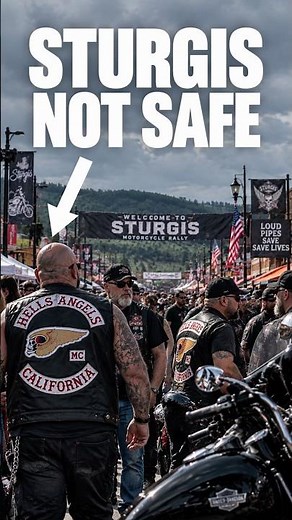 Why You Don't Wear Colors at Sturgis bike Week 😳 #motorcycle #bikerlife #sturgisrally