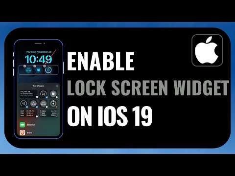 How to Enable Lock Screen Widgets on iOS 19 (iPhone 2026 Guide)