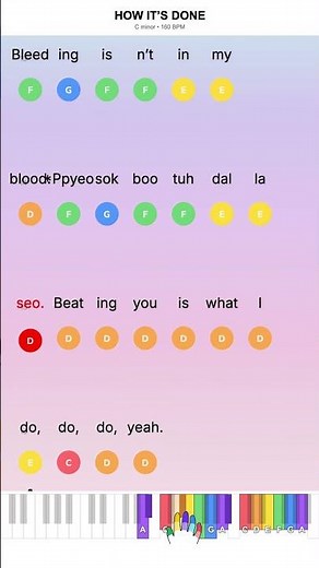 Learn HOW IT’S DONE in 5 Minutes - KPop Demon Hunters – Super Easy Piano with Lyrics, Note Colors...