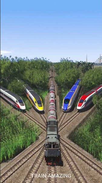 3 Kerera Api Pertamina Melintasi Antrian Persilangan 3 Kereta Api Cepat #railroad #train #railway
