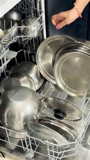 This is how the utensils should be placed in the dishwasher machine | #dishwashers #dishwasherreview