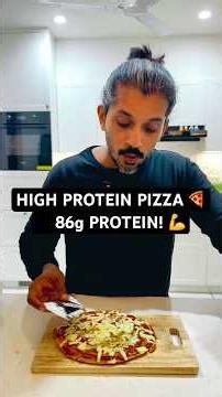 High Protein Pizza Recipe 🍕 | 86g Protein | Healthy Pizza for Fat Loss & Muscle Gain