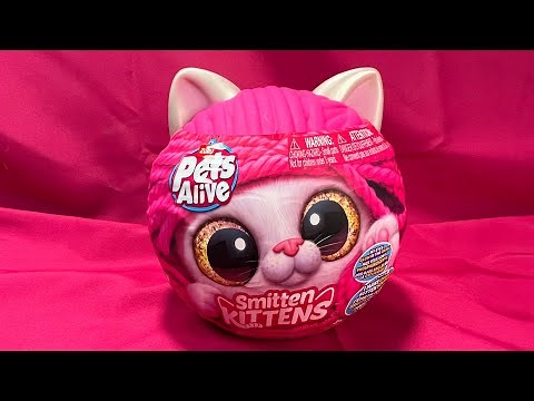 Pets Alive Interactive Smitten Kitten Plush Assortment By ZURU Unboxing & Playthrough