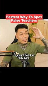 Quoting scripture doesn't mean anything if it's not pointing back to Jesus!