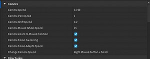 Roblox Studio Camera sensitivity has been really high and it won't change