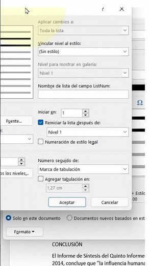 How to do multilevel numbering in Word